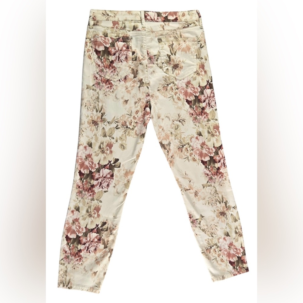Buffalo David Bitton Cream Floral Patterned Pants💕